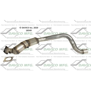 Davico Direct Fit Catalytic Converter and Pipe Assembly for 2011 Porsche Panamera - 18549