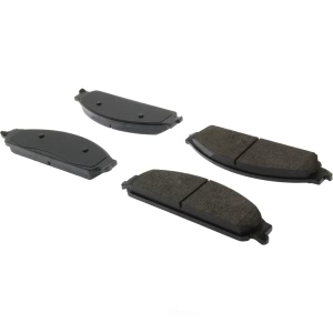 Centric Posi Quiet™ Extended Wear Semi-Metallic Front Disc Brake Pads for 2009 Ford Taurus - 106.10700