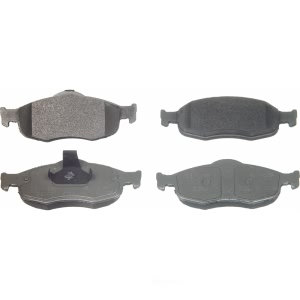 Wagner ThermoQuiet Semi-Metallic Disc Brake Pad Set for 1996 Ford Contour - MX648