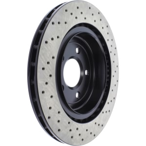 Centric SportStop Drilled 1-Piece Rear Brake Rotor for 2010 Chevrolet Corvette - 128.62103