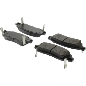 Centric Posi Quiet™ Extended Wear Semi-Metallic Rear Disc Brake Pads for Saab 9-7x - 106.08830