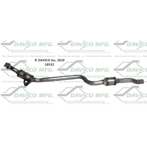 Davico Direct Fit Catalytic Converter and Pipe Assembly for 2014 Mercedes-Benz GLK350 - 18532
