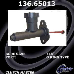 Centric Premium Clutch Master Cylinder for 1992 Ford F-150 - 136.65013