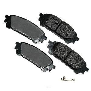 Akebono Pro-ACT™ Ultra-Premium Ceramic Rear Disc Brake Pads for 2005 Saab 9-2X - ACT1004