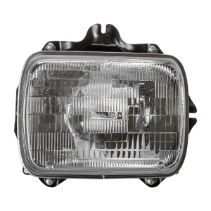 TYC Replacement 7X6 Rectangular Passenger Side Chrome Sealed Beam Headlight for 1992 Toyota Pickup - 22-1013