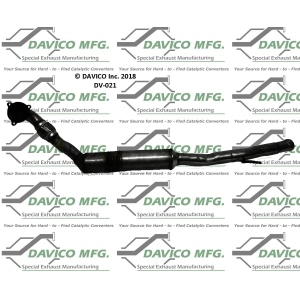 Davico Direct Fit Catalytic Converter and Pipe Assembly for 2000 Volvo V70 - DV-021