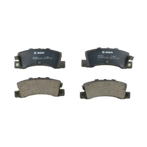 Bosch QuietCast™ Premium Organic Rear Disc Brake Pads for Chevrolet Nova - BP352