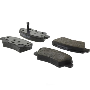 Centric Posi Quiet™ Ceramic Rear Disc Brake Pads for Land Rover Range Rover Evoque - 105.18120