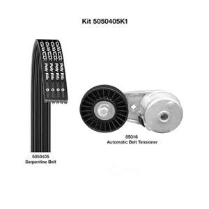 Dayco Serpentine Belt Kit for Saturn L300 - 5050405K1