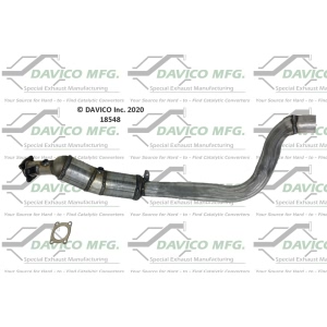 Davico Direct Fit Catalytic Converter and Pipe Assembly for 2013 Porsche Panamera - 18548