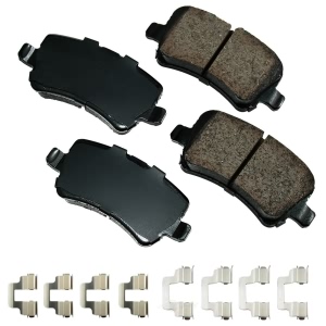 Akebono EURO™ Ultra-Premium Ceramic Rear Disc Brake Pads for 2010 Volvo XC60 - EUR1307A