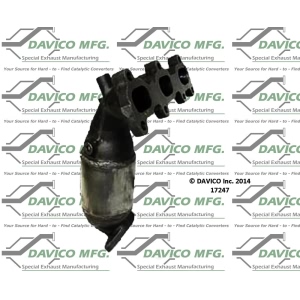 Davico Exhaust Manifold with Integrated Catalytic Converter for 2004 Kia Optima - 17247