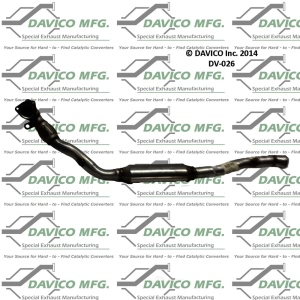 Davico Direct Fit Catalytic Converter and Pipe Assembly for 1995 Volvo 850 - DV-026