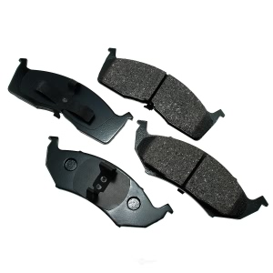 Akebono Pro-ACT™ Ultra-Premium Ceramic Front Disc Brake Pads for Plymouth Grand Voyager - ACT642