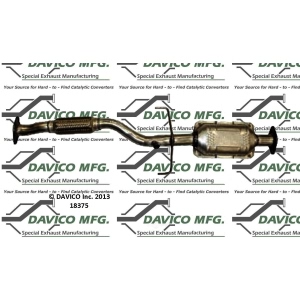 Davico Direct Fit Catalytic Converter and Pipe Assembly for 2000 Mitsubishi Eclipse - 18375