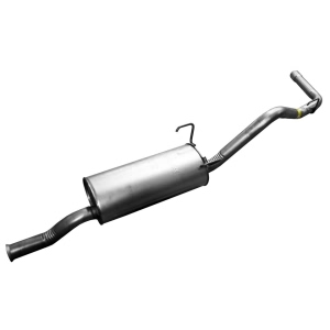 Walker Quiet Flow Stainless Steel Oval Aluminized Exhaust Muffler And Pipe Assembly for 2000 Toyota Tundra - 47774
