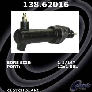 Centric Premium Clutch Slave Cylinder - 138.62016