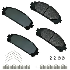 Akebono Pro-ACT™ Ultra-Premium Ceramic Front Disc Brake Pads for 2011 Toyota Sienna - ACT1324A