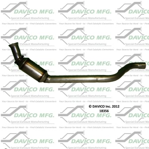 Davico Direct Fit Catalytic Converter and Pipe Assembly for 2004 Jaguar S-Type - 18356