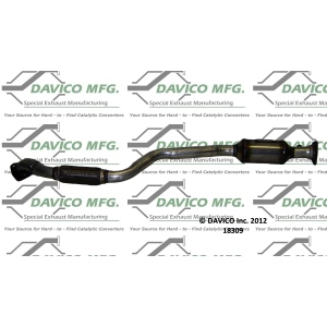 Davico Direct Fit Catalytic Converter and Pipe Assembly for 2004 Suzuki Forenza - 18309