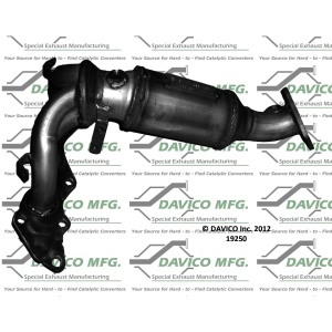 Davico Exhaust Manifold with Integrated Catalytic Converter for 2005 Mazda Tribute - 19250