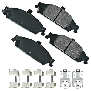 Akebono Pro-ACT™ Ultra-Premium Ceramic Front Disc Brake Pads for 2004 Chevrolet Classic - ACT727