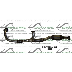 Davico Direct Fit Catalytic Converter and Pipe Assembly for 1999 Saab 9-5 - 18060