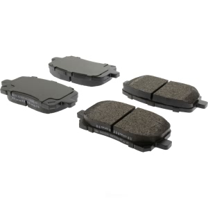 Centric Posi Quiet™ Extended Wear Semi-Metallic Front Disc Brake Pads for 2004 Toyota Corolla - 106.09230