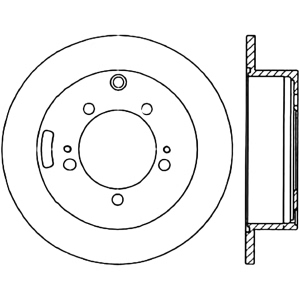 Centric Premium™ Brake Rotor for 1996 Eagle Talon - 125.46047