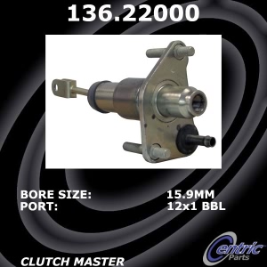 Centric Premium™ Clutch Master Cylinder for 1990 Sterling 827 - 136.22000