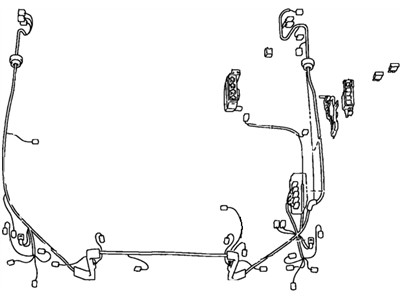 Toyota 82111-07031 Wire, Engine Room Main