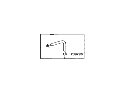 Toyota 23820-28310 Hose Assy, Fuel Vapor Feed