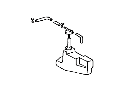 Toyota 16470-62021 Tank Assy, Radiator Reserve