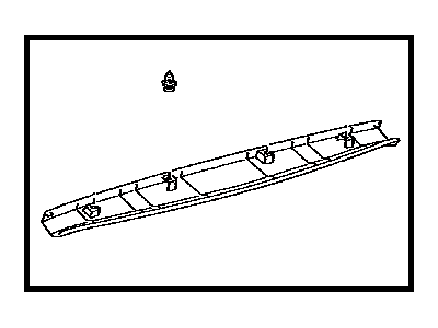 Toyota 64783-0T010-A0 Trim, Back Window Panel