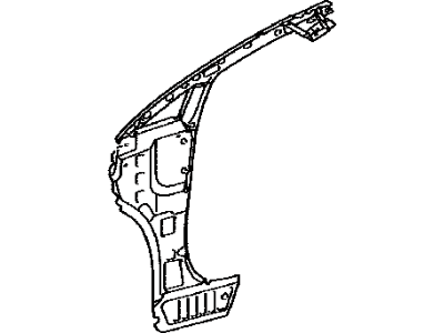 Toyota 61101-0T010 Inner Hinge Pillar