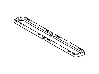 Toyota 16443-61160 Plate, Label Tank Lo