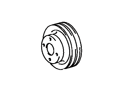 Toyota 16371-66020 Pulley