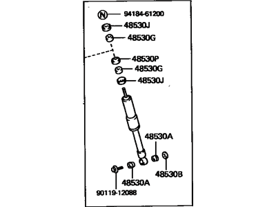 Toyota 48531-69286 Shock Absorber