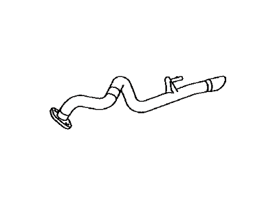 Toyota 17430-30040 Exhaust Tail Pipe Assembly