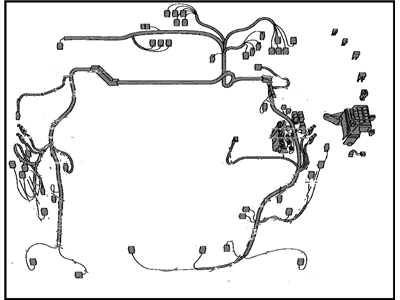 Toyota 82111-06L80 Wire, Engine Room Main