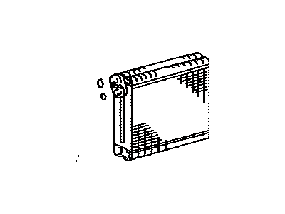 Toyota 88501-0C070 EVAPORATOR Sub-Assembly, Cooler