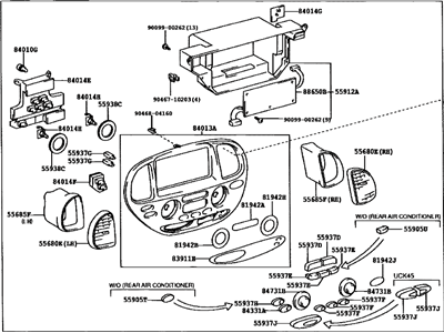 Toyota 84010-0C111-B0 Control & Panel Assy, Integration