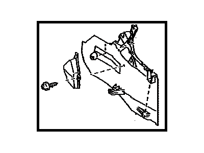 Toyota 58817-48020-B0 Insert, Console Box, Front