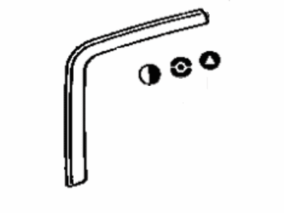 Toyota 75804-89101 Molding