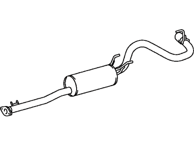Toyota 17430-07070 Exhaust Tail Pipe Assembly