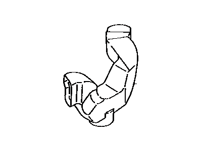 Toyota 17882-01020 Hose, Air Cleaner