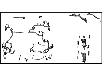 Toyota 82111-07572 Wire, Engine Room Main