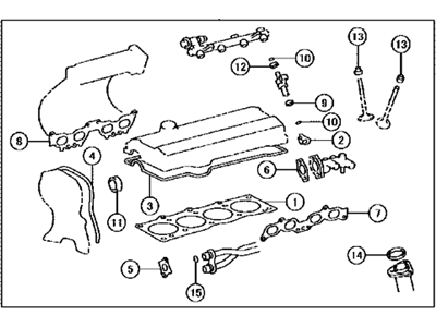 Toyota 04112-74561 Gasket Kit, Engine Valve Grind