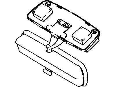 Toyota 87810-89135-B0 Inner Rear View Mirror Assembly