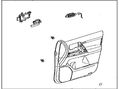 Toyota 67610-6A770-21 Panel Assembly, Fr Door